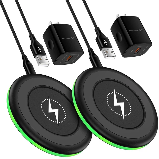 Main image of Wireless Charger for Samsung,15W Fast Wireless Charging Pad with QC Adapter Charger Mat for Galaxy S26/S25 Ultra/S25 FE/S24 Ultra/S23/Z Flip7 Pixel 10/9/9 Pro XL/Fold iPhone 17/16e/16/15/14/13 Pro Max