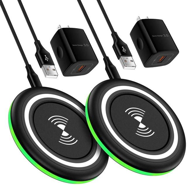 Main image of 15W Samsung S26 Ultra Fast Wireless Charging Pad for Galaxy S26 S25 Ultra Android Wireless Charger with QC Adapter for iPhone 17e 16e 17 16 15 Pro Max Pixel 10a/10/9/9 Pro/9 Pro XL/Fold/8a/8 Pro/8/7a