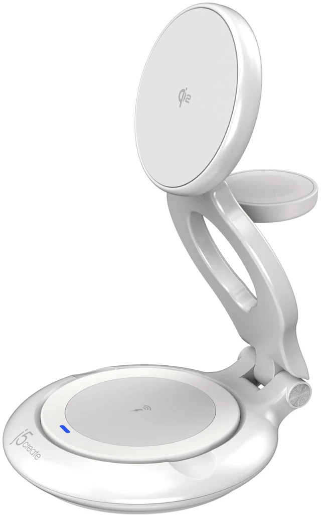 Main image of j5create Qi2 3-in-1 Magnetic Foldable Wireless Charging Station (JUPW3415)