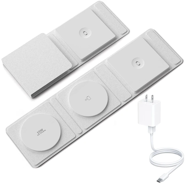 Main image of 3 in 1 Magnetic Wireless Charger (White)