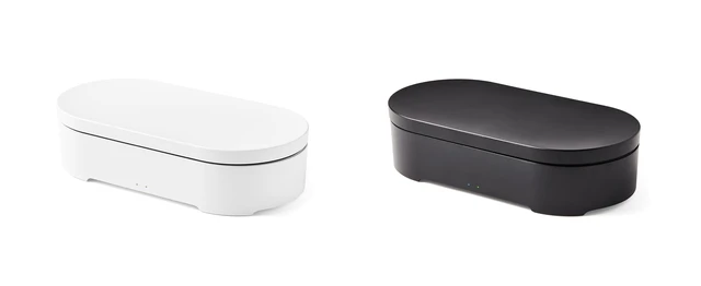 Alt view image 7 of 7 - Lexon UV Phone Sanitizer Machine & Wireless Charger - OBLIO Box QI Fast Charging and 360° UV-C Light Cellphone Cleaner, Glasses, Keys, Makeup Brush, Tools, All that Fits in - Black