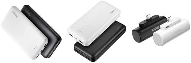 Main image of Miady 6-Pack Bulk 10000mAh + 5000mAh + 20000mAhportable Chargers | Lightweightfor Backpack Travel CampingFlight-Safe