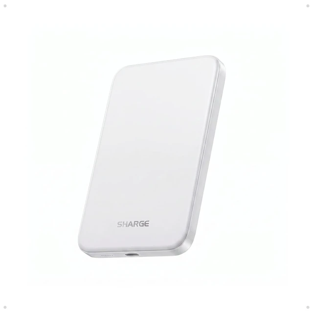 Main image of sharge for Magsafe Power Bank 5000mAh Ultra Slim Battery Pack | Qi2 15W Wireless Portable Charger, Fast Charging Power Bank for iPhone 17/16/15