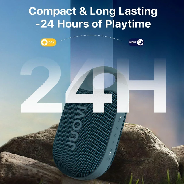 Alt view image 7 of 7 - JUOVI 20000mAh 45W Power Bank Portable Charger Clip Wireless Portable Bluetooth Speaker