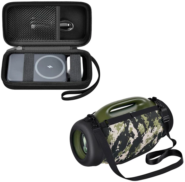 Main image of Case for Anker Magnetic Battery 10,000mAh Foldable Wireless Portable Charger Bundle with Purse Bag Strap for JBL Boombox 4