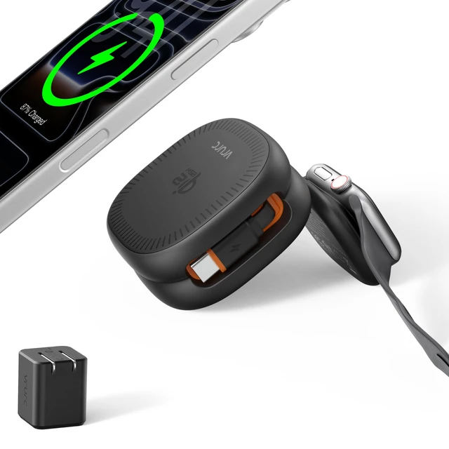 Alt view image 5 of 7 - VRURC Portable Charger Power Bank & 3 in 1 Charging Station for Apple | VRURC Portable Charger Power Bank & Wireless Charger
