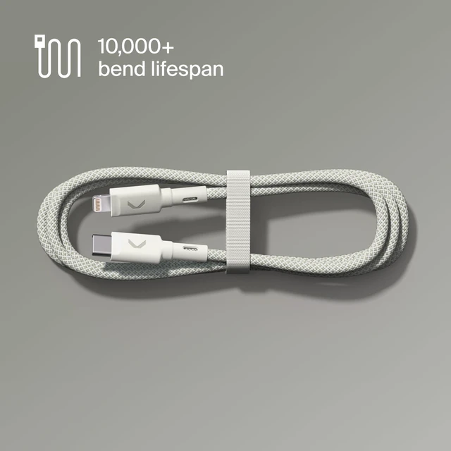 Alt view image 7 of 7 - Clemm 10K Wireless Power Bank and Chain USB-C to Lightning Cable Bundle