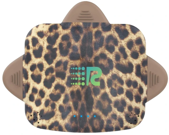 Main image of Rush Charge Universe Mini Power Bank Portable Charger 3 in 1 Leopard | 3300mah, 2.4A, 3 in 1 Portable Charger Fast Charging Lightning, Type C, Micro-USB Pre-Charged Pass Through Charges 3 Devices