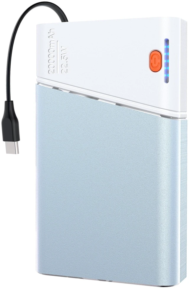 Main image of Portable Charger 20000mAh, 22.5W PD 3.0+QC 4.0 Super Fast Charging Power Bank, Cooler Aerospace Metal Case for iPhone 17 16 15 14, 13 Android iPad Samsung Google Tablet & More, Travel Essential