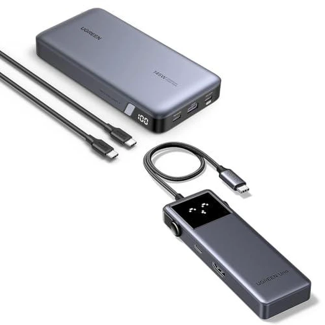 Main image of UGREEN Power Bank Bundle with Uno 6 in 1 USB-C Hub 10Gbps 4K@60Hz HDMI