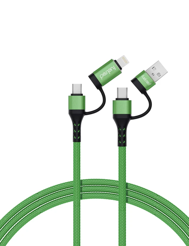 Alt view image 4 of 7 - FuelRod MAX10 Pod Only Universal Cable Bundle | 10,000mAh Wireless Portable Charger | Swappable Power Bank | USB-C & Lightning Compatible | Travel Ready Charging