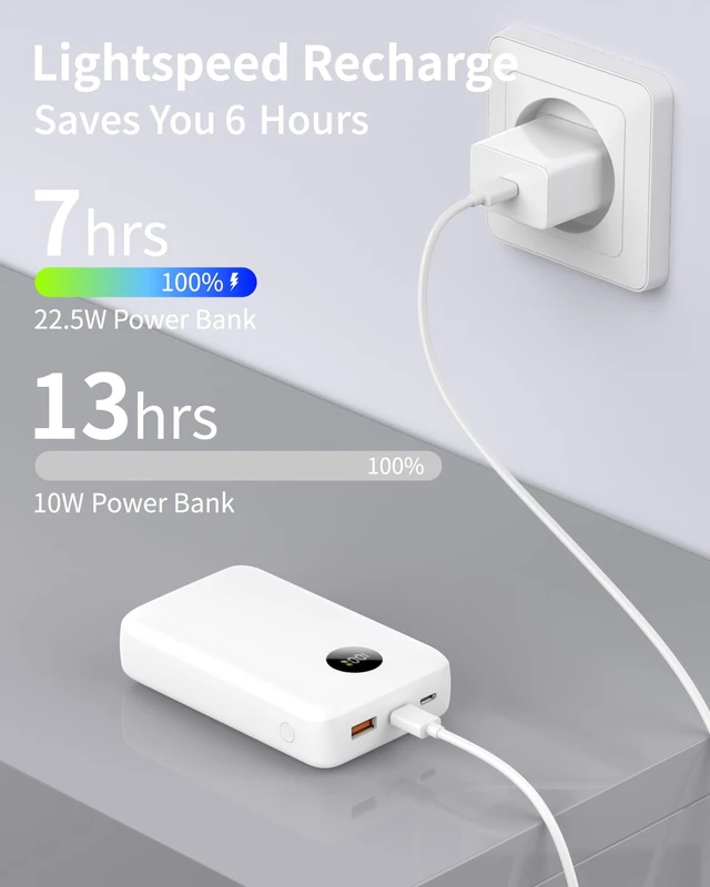 Alt view image 4 of 6 - OKZU 5V 2A USB 20000mAh Heated Vest Battery Pack, Power Bank for Heated Jacket, Hoodies, Stadium Seats, Fast Recharging Portable Charge for Heated Clothing, Camping Chair