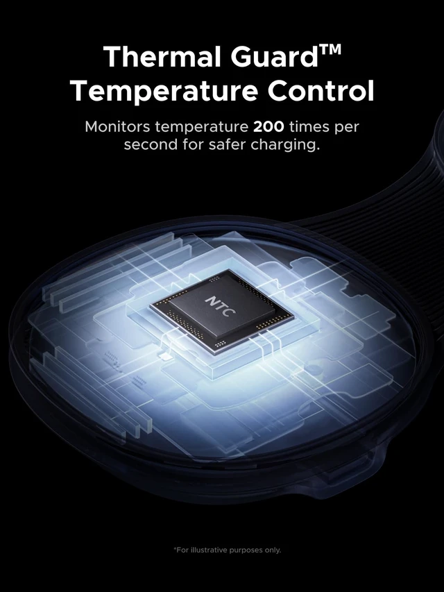 Alt view image 7 of 7 - MagFlow 25W Pocket-Sized Foldable Wireless Charger | Foldable Travel Design,Qi2.2-Certified, Fast Charging for iPhone 17-12 Series, AirPods, and More, Adapter Not Included, Black
