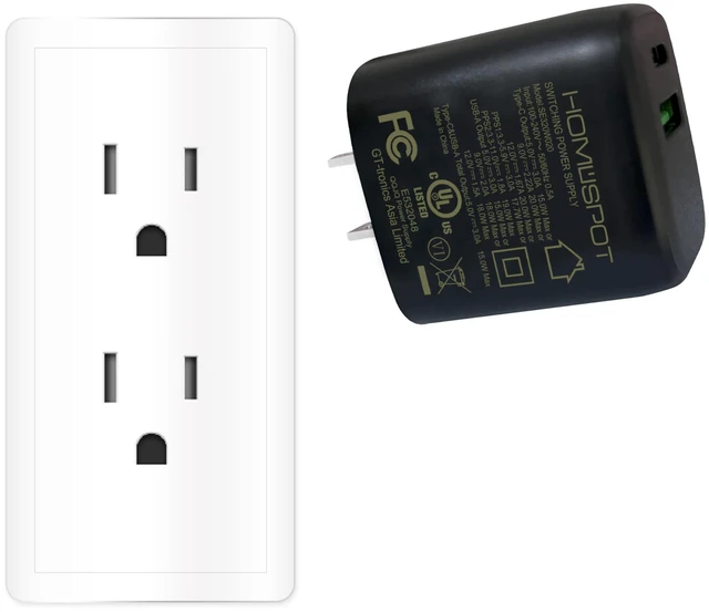 Alt view image 3 of 4 - HomeSpot USB C Wall PD Charger 20W Dual Port (4 Pack) PD and QC 3.0 Charging Block Compatible with iPhone 12/13/14/15/Pro Max, Apple Watch S8/ S9, iPad Pro/iPad Air, Airpods/Airpods Pro