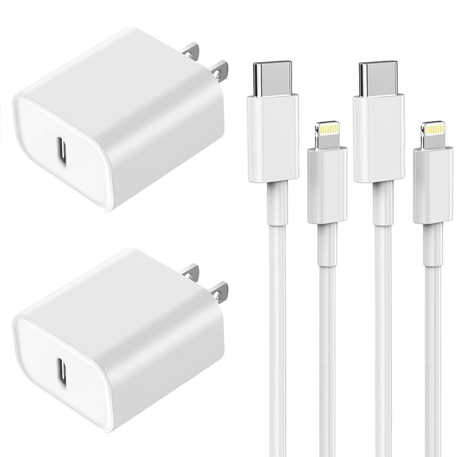Main image of iPhone Charger Fast Charging for iPhone 14,2PK Wall Block USBC Charger Plug with USB C to Lightning Charging Cable Cord Compatible with iPhone 14/14 Pro Max/13/13 Pro Max/12/12 Mini/11/XS/X/8Plus/iPad