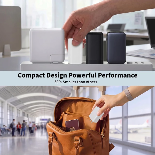 Alt view image 4 of 7 - iPhone 18 17 Pro Charger Block,3Pack 3-Port Dual USB C Wall Charger Adapter 35W Multiport Wall Cube Power Adapter+QC Plug Fast Type C Charging Block for iPhone Duo 18 17 16 15 Pro Max 14 13 12 11/iPad