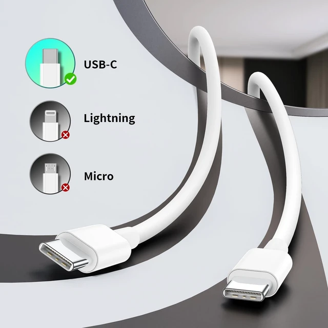 Alt view image 7 of 7 - USBC Charger Block for iPhone 16 15 Pro Max Plus Charger Fast Charging,30w Usb-C Fast Charger Adapter 6+6Ft USB Type C to USB C Cable for I Phone 16 15 ProMax Plus iPad Pro Air Mini-30 Watt Certified