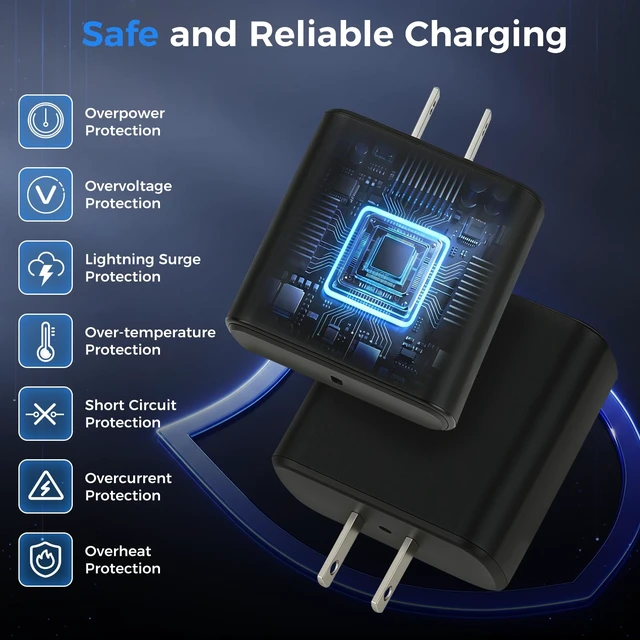 Alt view image 3 of 7 - 10FT Fast Charging Cord TypeC with 60W USBC Charger Block for Samsung Phone 10Feet USB Cable Type C Charger Fast Charging for Samsung Galaxy S26/S25/S24/S23/S22/S21/S20/S26 Ultra/Z Fold7/iPhone 17/16