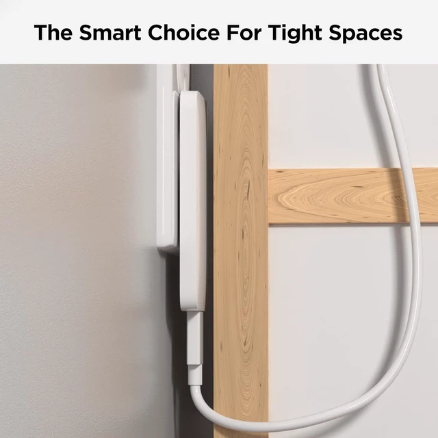 Alt view image 4 of 7 - Galvanox Flat USB-C Wall Chargers (2 Pack) Ultra Thin Type-C Dual Port Outlet Plug (20W Fast-Charging) Compatible with All iPhone and Samsung Galaxy Phone Models, Folding Prongs (2 Count)