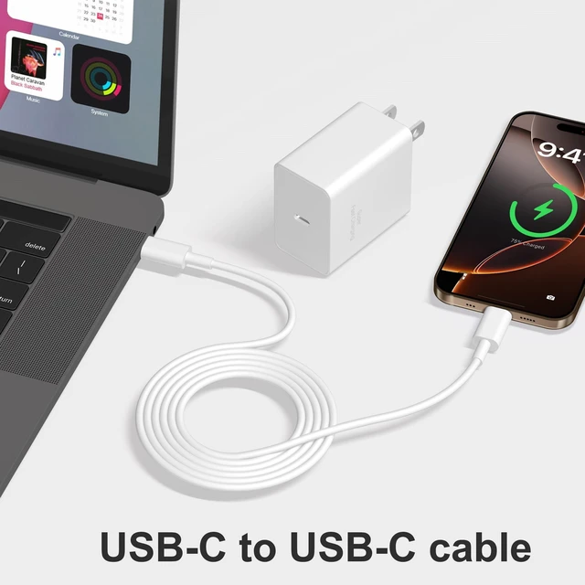 Alt view image 7 of 7 - Coreykin 45 W Type C Charger Fast Charging,2Pack USB C Fast Charger Adapter & 12ft Long USB C to C Cable,45W USB C Android Phone Charger for Galaxy S24/S23/S22 Ultra/Plus/Note 20/S20/S218