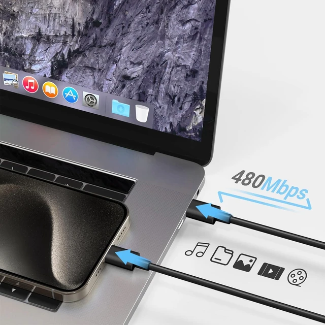 Alt view image 5 of 7 - iPhone 18 17 16 15 Charger 2 Pack USB C Charger with 10FT Long Cable, Black | 20W Type C Chagrers Compatible with iPhone 18/18 Pro/18 Pro max/iPhone Duo, iPhone 17/16/15 Series, iPad Pro, Android