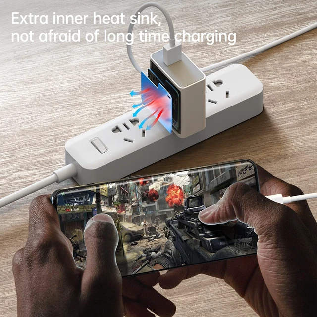 Alt view image 4 of 7 - 100W Compatible for Xiaomi Charger Fast Wall Charger Block 90W | for Xiaomi 18 17 Pro Max 15 15T 14 13 Redmi K90 K80 Ultra Turbo 5 Max Note 15 14 Pro+ Poco X8 M8 F7 Mi 6A 6.6ft USB C Cable