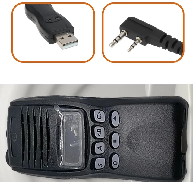 Alt view image 3 of 7 - SING F LTD 1 Pack 2 Pin FTDI USB Programming Cable KPG-134D 1.2 m Compatible with Kenwood TK-2312 TK-3312