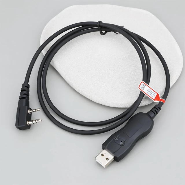 Alt view image 5 of 7 - SING F LTD 1 Pack 2 Pin FTDI USB Programming Cable KPG-134D 1.2 m Compatible with Kenwood TK-2312 TK-3312