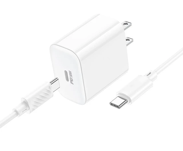 Alt view image 2 of 3 - Type C to Type C Fast Charging Cable, 4FT USB-C Charger with Power Block for iPhone 17, 16, 15 Series, iPad Pro