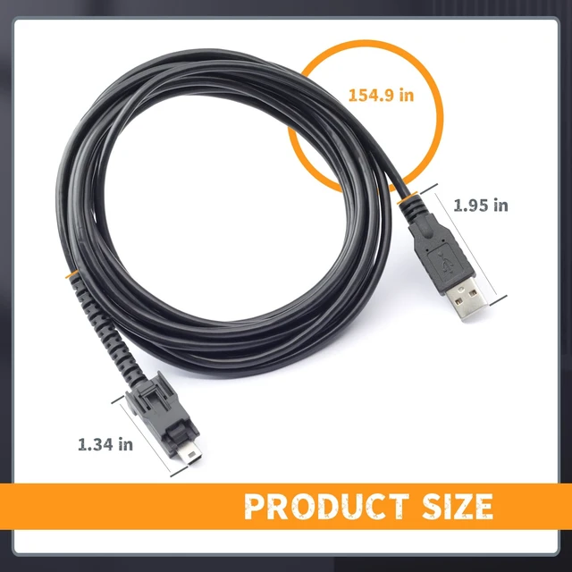 Alt view image 7 of 7 - Erchon 404032 USB Cable Replacement for Nexiq USB Link 2 3 | Compatible with Cummins Inline 7, for Standard USB Computer Port, Plug-and-Play