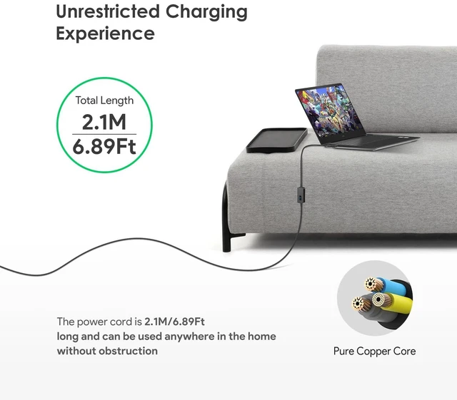 Alt view image 5 of 7 - CASIMY PD USB C to DC Fast Charging Cable with Adjustable Voltage Output 5V/9V/12V/15V/20V/28V Universal PD Fast Charging Cord Multi-Voltage Adapter with 15 Connectors Tips 6.9 ft with LED Display