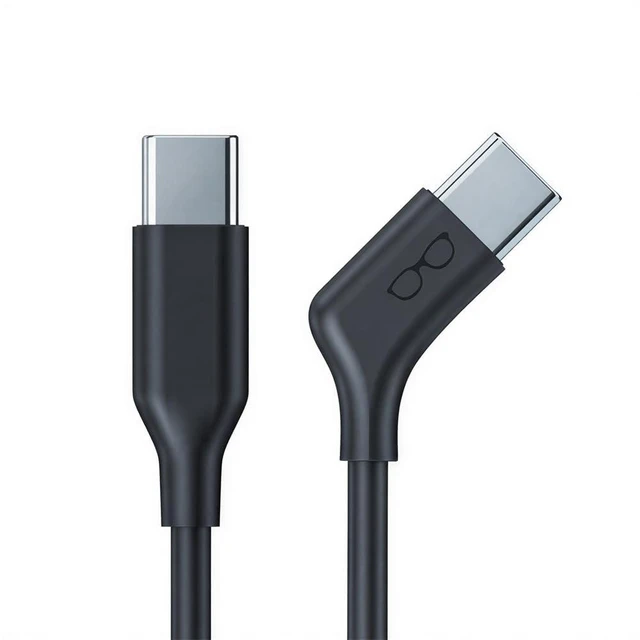 Main image of xiwai Type-C to USB C Video Glasses Cable 200cm 135 Degree Right Angled 65W | 10Gbps 4K@60Hz PD Power Fast Charging Extension Data Cord for NS Handheld Console Laptops VR AR