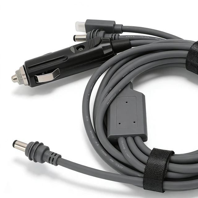 Main image of Zunate 3-in-1 Mini Cable for Mini Power, High Speed USB C/DC to DC/Car Charger Adapter Cord Replacement Cable, Accessories (10m)