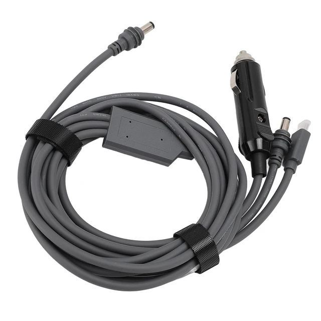 Alt view image 6 of 7 - Zunate 3-in-1 Mini Cable for Mini Power, High Speed USB C/DC to DC/Car Charger Adapter Cord Replacement Cable, Accessories (10m)