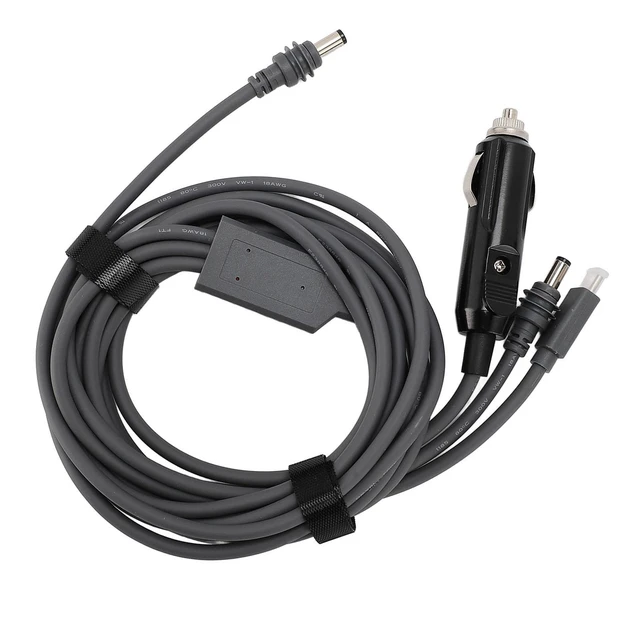 Alt view image 2 of 7 - Zunate 3-in-1 Mini Cable for Mini Power, High Speed USB C/DC to DC/Car Charger Adapter Cord Replacement Cable, Accessories (10m)