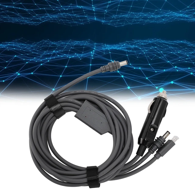 Alt view image 4 of 7 - Zunate 3-in-1 Mini Cable for Mini Power, High Speed USB C/DC to DC/Car Charger Adapter Cord Replacement Cable, Accessories (10m)