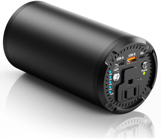 Main image of Portable Power Station With AC Outlet, 27000mAh Battery, 100W AC, 65W PD | Compact Portable Power For Camping, Travel, Home Backup And Outdoor Activities With 4 Charging Ports