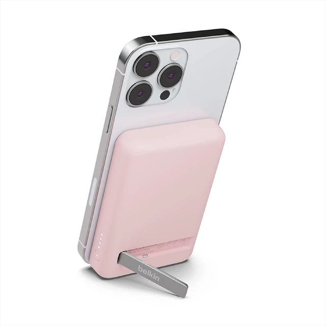 Main image of Belkin 5000mAh 7.5W MagSafe Power Bank with Kickstand | Wireless Charging Battery Pack, iPhone 17, Air, Pro, Pro Max, iPhone 16, AirPods, Apple Watch, Pixel 10, Magnetic