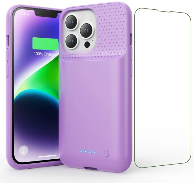 Main image of Battery Case for iPhone 13/13 Pro/14, 7500 mAh Smart Battery Case, Additional Battery Charging Case, Portable Mobile Phone Case, Battery, Removable Power Bank Case, Battery Case for iPhone 13/13