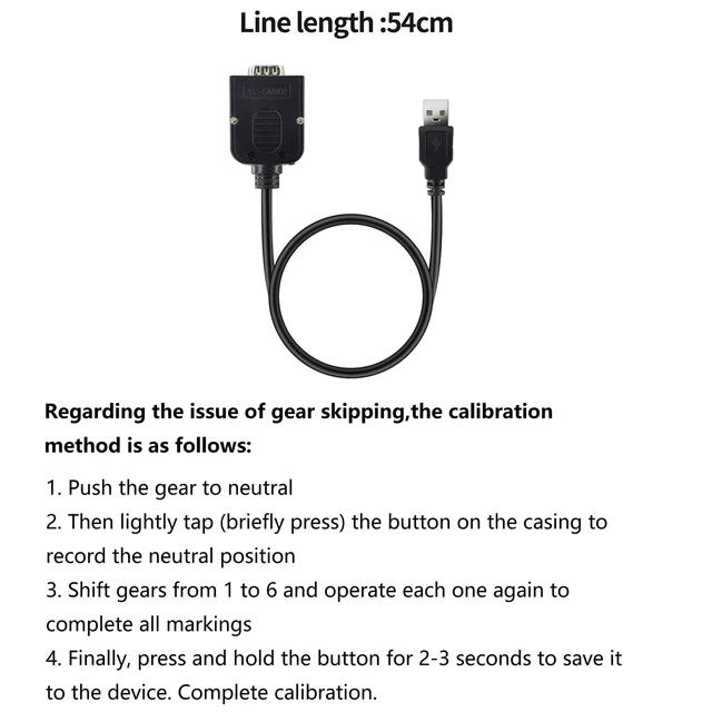 Alt view image 5 of 7 - ZLiT Gearshift to USB Adapter Cable Converter for Logitech G27 DIY Modification Adapter Cable Accessories (g27,1pcs)