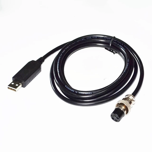 Alt view image 5 of 6 - RIKYJIC USB to 5-Pin Aviation Connector Cable for Mad Catz TE2/TE2+ Fight Stick to PC Connection, 1 Meter Data Cable Original Cable Replacement