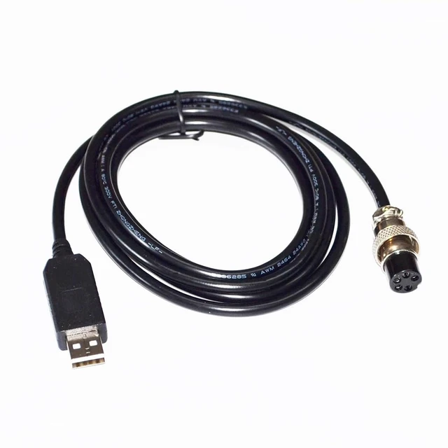 Alt view image 4 of 6 - RIKYJIC USB to 5-Pin Aviation Connector Cable for Mad Catz TE2/TE2+ Fight Stick to PC Connection, 1 Meter Data Cable Original Cable Replacement