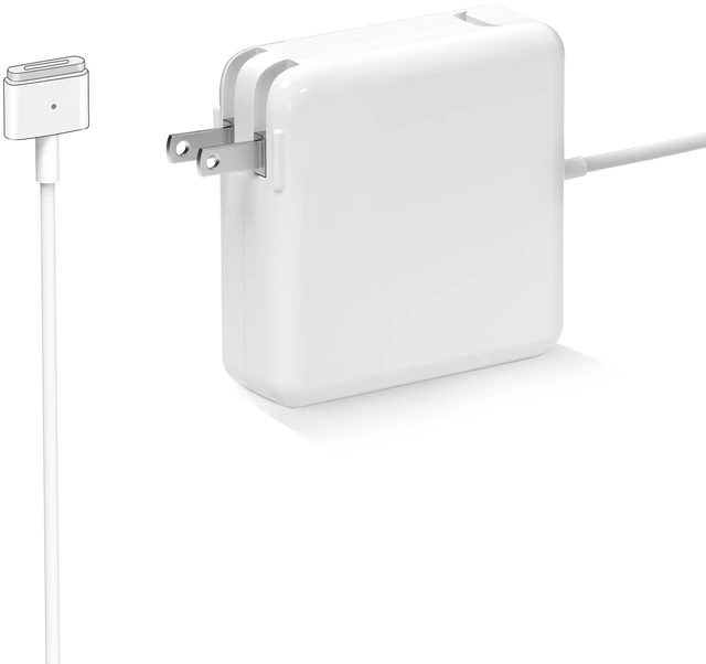 Main image of Old Mac Book Pro Charger - 60W Magnetic 2 T-Tip Power Adapter (2012-2017) | Original QualityLaptop Charger Compatible with Mac Book Air/Pro 11" 13" Models & A1425, A1502, A1465, A1466