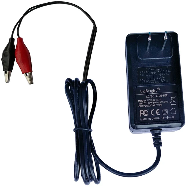 Alt view image 3 of 4 - UpBright 16.8V AC/DC Adapter Alligator Clips Smart Charger Compatible with 14.8v - 16.8v Li-ion 4S 30W 2A 2.5A Lithium Battery Charger Maintainer LiPo DC-16820 DC16825 Power Supply Charging Clamp