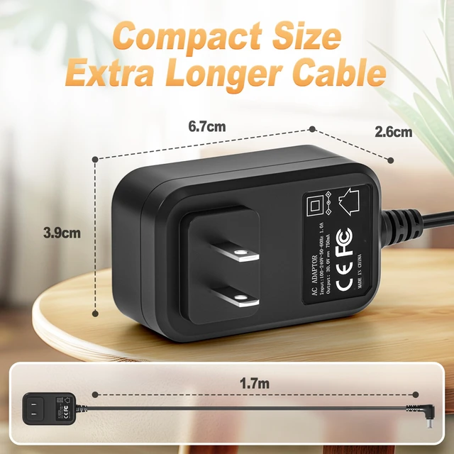 Alt view image 7 of 7 - 30V AC Adapter Compatible with Bissell Powerclean Furguard 280W Battery | Fit for Power Clean 4141 4143 4173 Battery Charger, 4172 4052 4051 4039 4039B 4052B 4051 4205 4169 4091 Vacuum Power Cord