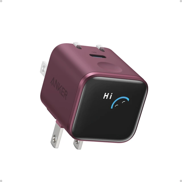 Main image of Anker Nano Smart Display Charger, 45W Max USB C Charger for iPhone 18 Pro New iPhone Recognition and AVS Support via OTA Update, Care Mode Extends Battery Life, Phone Charger for iPhone 18/17 Pro Max