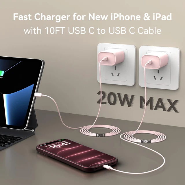 Alt view image 10 of 20 - UGREEN Nexode 45W Retractable Charger Block, 3 in 1 Fast Charging Adapter | Built-in retractable cable, GaN tech, 2 USB C, for iPhone 18/17/16, MacBook Air/Pro, Galaxy S26/S25, Steam Deck
