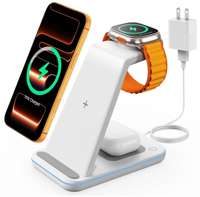 Alt view image 15 of 20 - ENSFTF SIDEWAY Phone Charger 240W Silicone Cable with Detachable Stand - Universal Type-C, 90° Angle, 480Mbps Data Transfer Speed(orangeset-2Pcs)