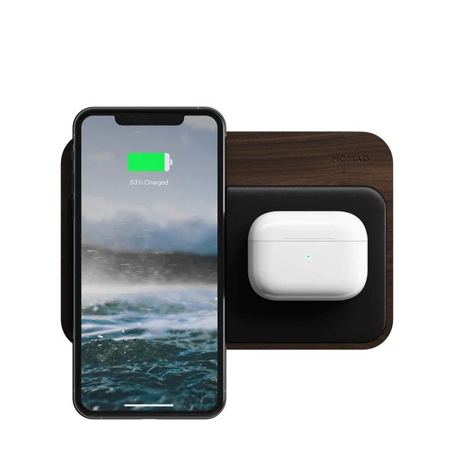 Alt view image 4 of 7 - Nomad Base Station | Walnut Hub Edition (Includes Global Adapters)