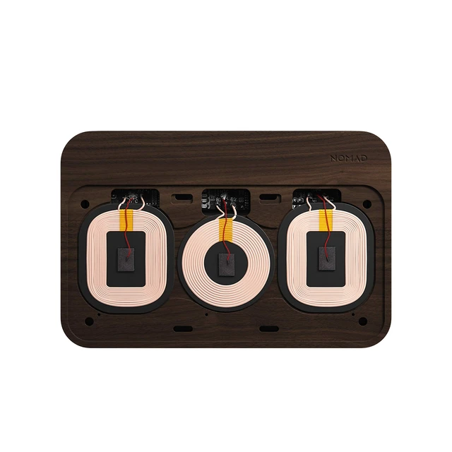 Alt view image 5 of 7 - Nomad Base Station | Walnut Hub Edition (Includes Global Adapters)